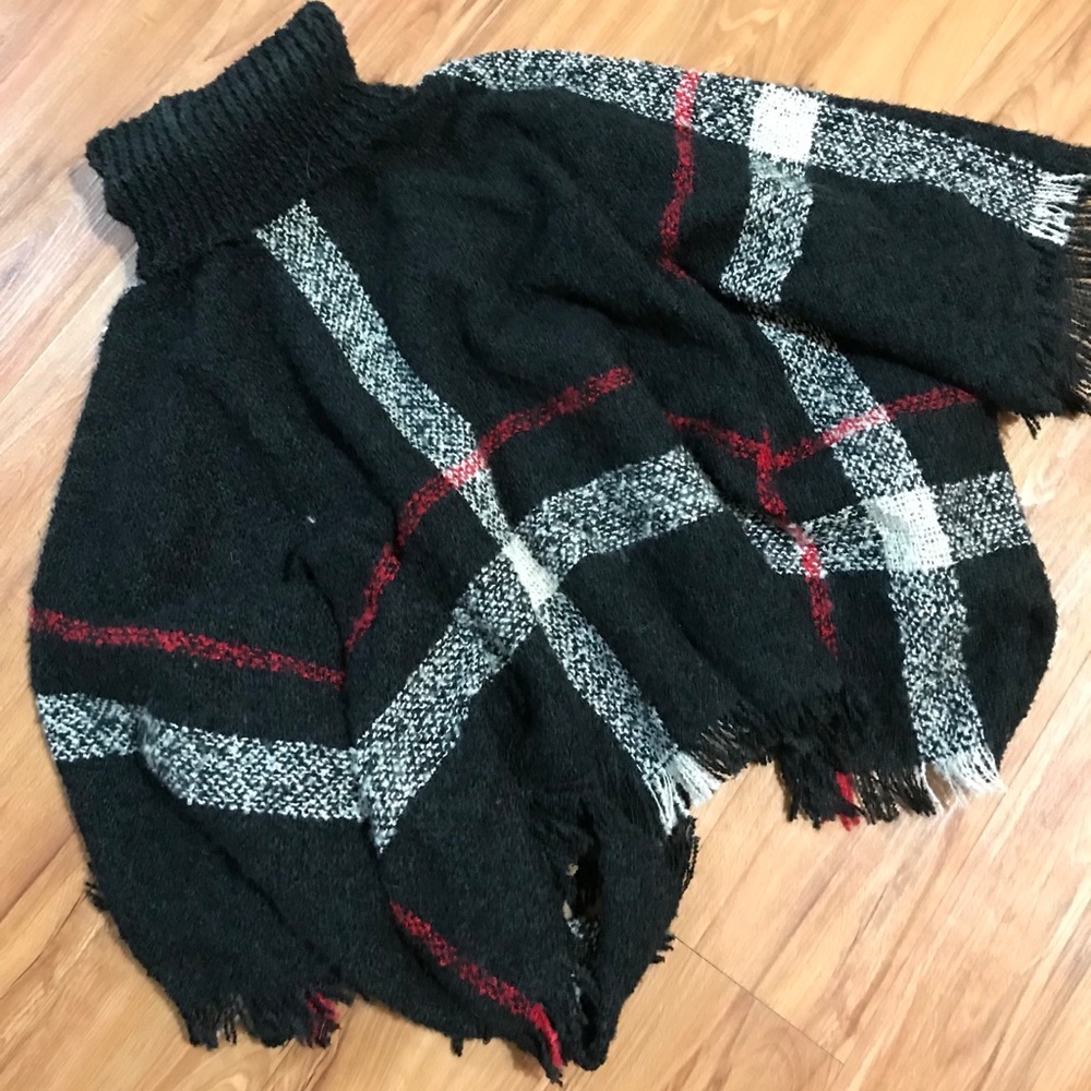 Oversized poncho